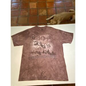 Vintage The Mountain Founding Fathers Mount Rushmore Graphic T Shirt XL USA Tee
